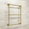 Kingston Brass 24" x 32" Wall Mount Towel Rack, Brushed Brass DTM322437 - alternate 2